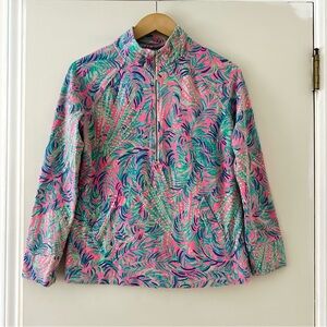 Lilly Pulitzer Skipper Half Zip Popover Sz S